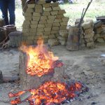 Pokaz podczas XV warsztatów archeologicznych Żelazne Korzenie