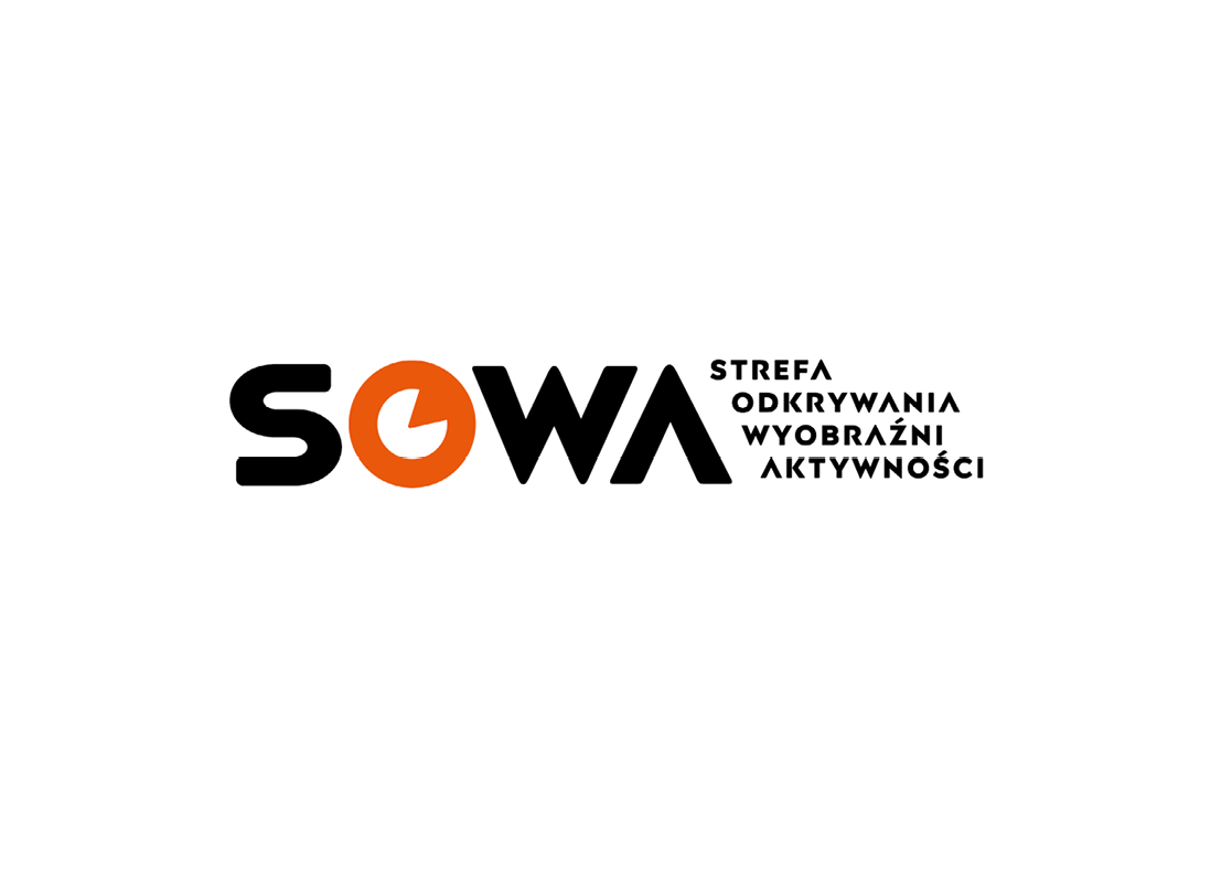 Logo projektu SOWA (Strefa Odkrywania Wyobraźni Aktywności)